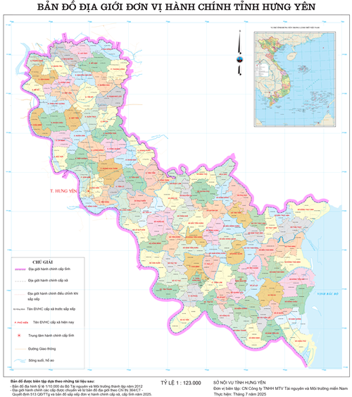 Bản đồ hành chính Xã Bắc Thụy Anh