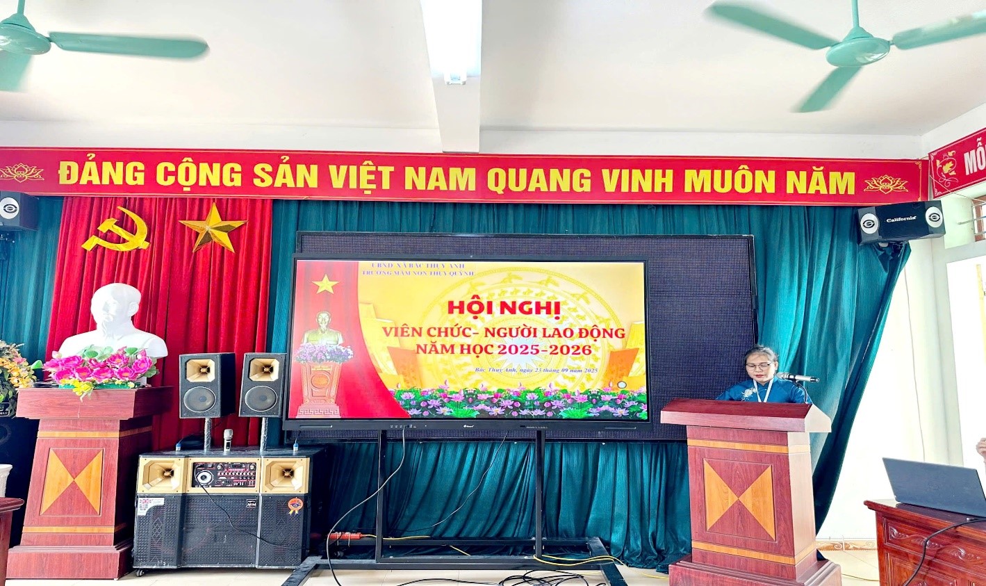TRƯỜNG MẦM NON THUỴ QUỲNH TỔ CHỨC HỘI NGHỊ VIÊN CHỨC – NGƯỜI LAO ĐỘNG NĂM HỌC 2025 – 2026