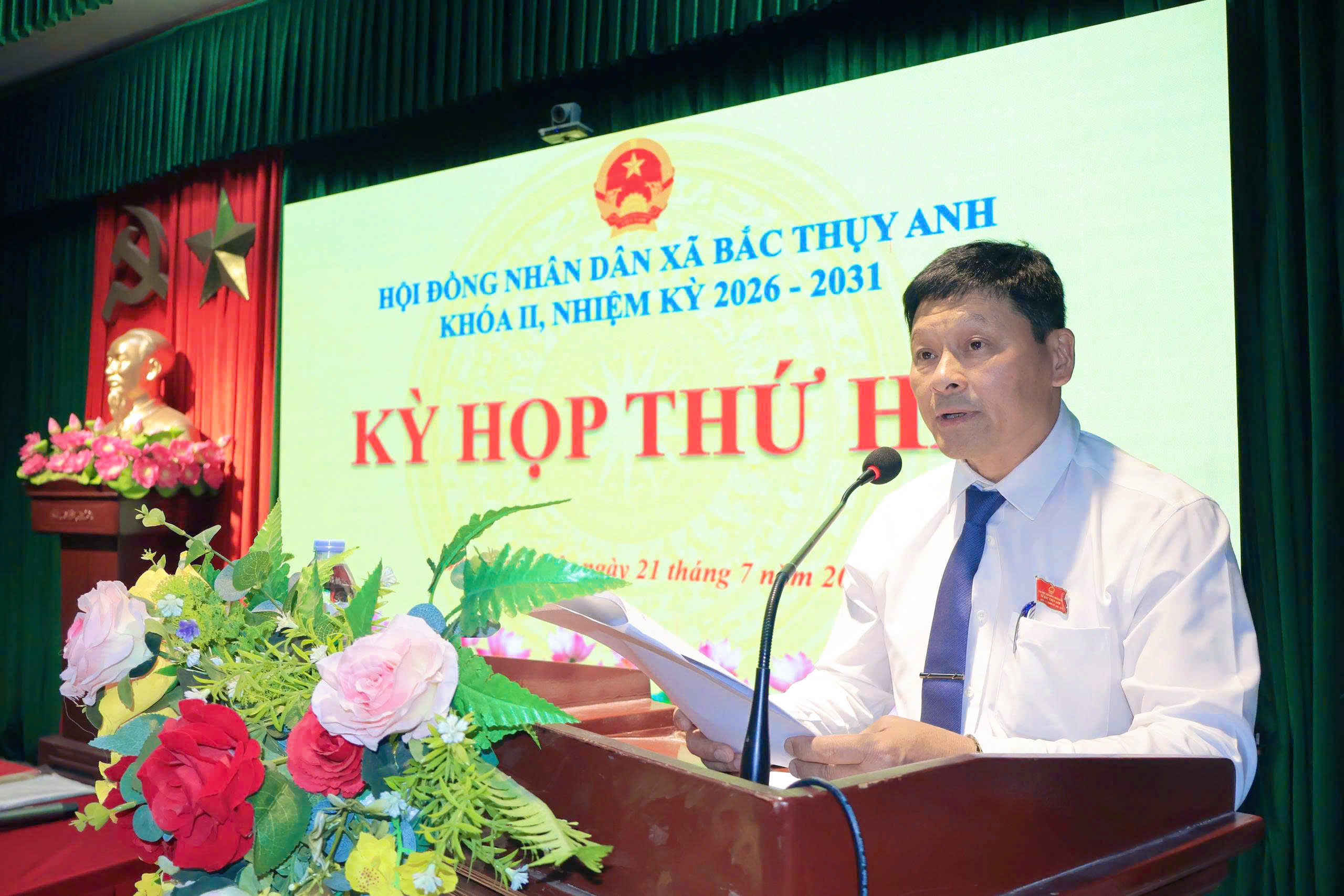 KỲ HỌP THỨ HAI - HĐND XÃ BẮC THỤY ANH KHÓA II,  NHIỆM KỲ 2026 – 2031