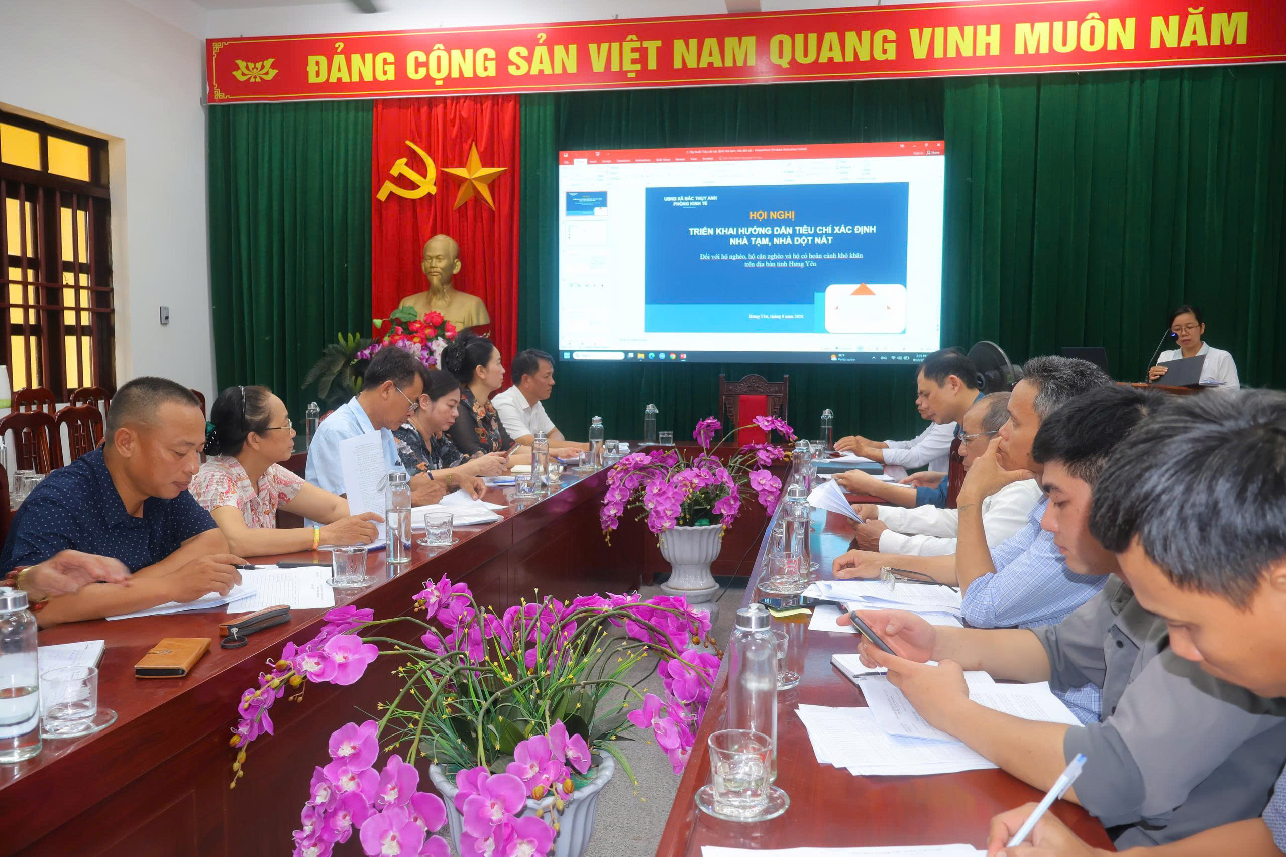 UBND XÃ BẮC THỤY ANH TRIỂN KHAI HƯỚNG DẪN XÁC ĐỊNH NHÀ TẠM, NHÀ DỘT NÁT