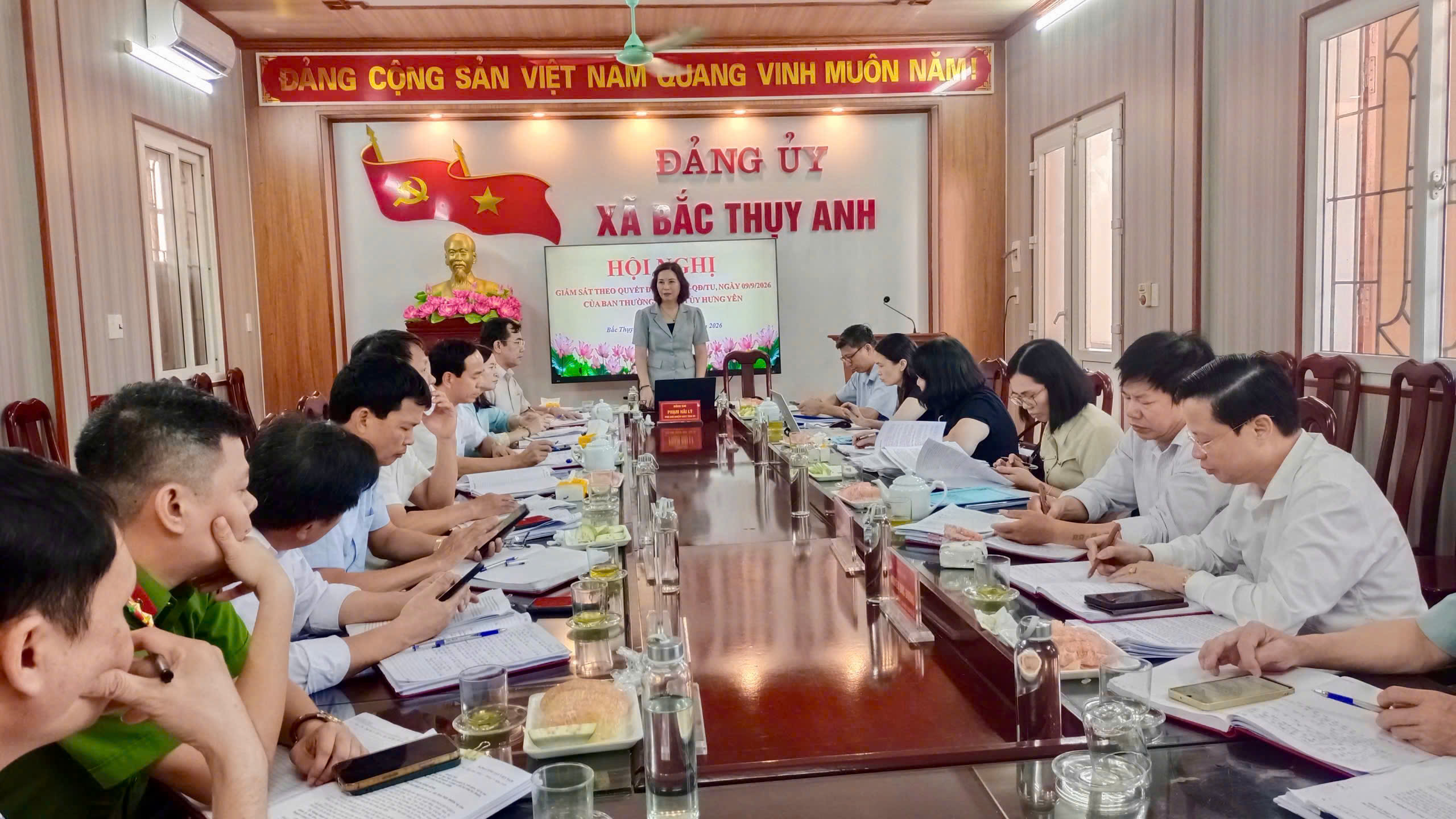 GIÁM SÁT VIỆC QUẢN LÝ, XỬ LÝ TÀI SẢN CÔNG SAU SÁP NHẬP TẠI XÃ BẮC THỤY ANH