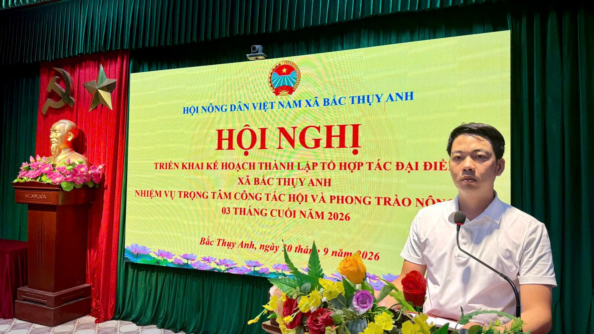 Hội nghị triển khai kế hoạch thành lập Tổ hợp tác Đại Điền và nhiệm vụ trọng tâm công tác Hội, phong trào nông dân 3 tháng cuối năm 2026