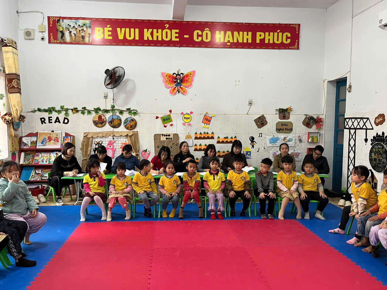 TRƯỜNG MẦM NON THUỴ VĂN XÃ BẮC THUỴ ANH TỔ CHỨC THÀNH CÔNG CHUYÊN ĐỀ CẤP TRƯỜNG.