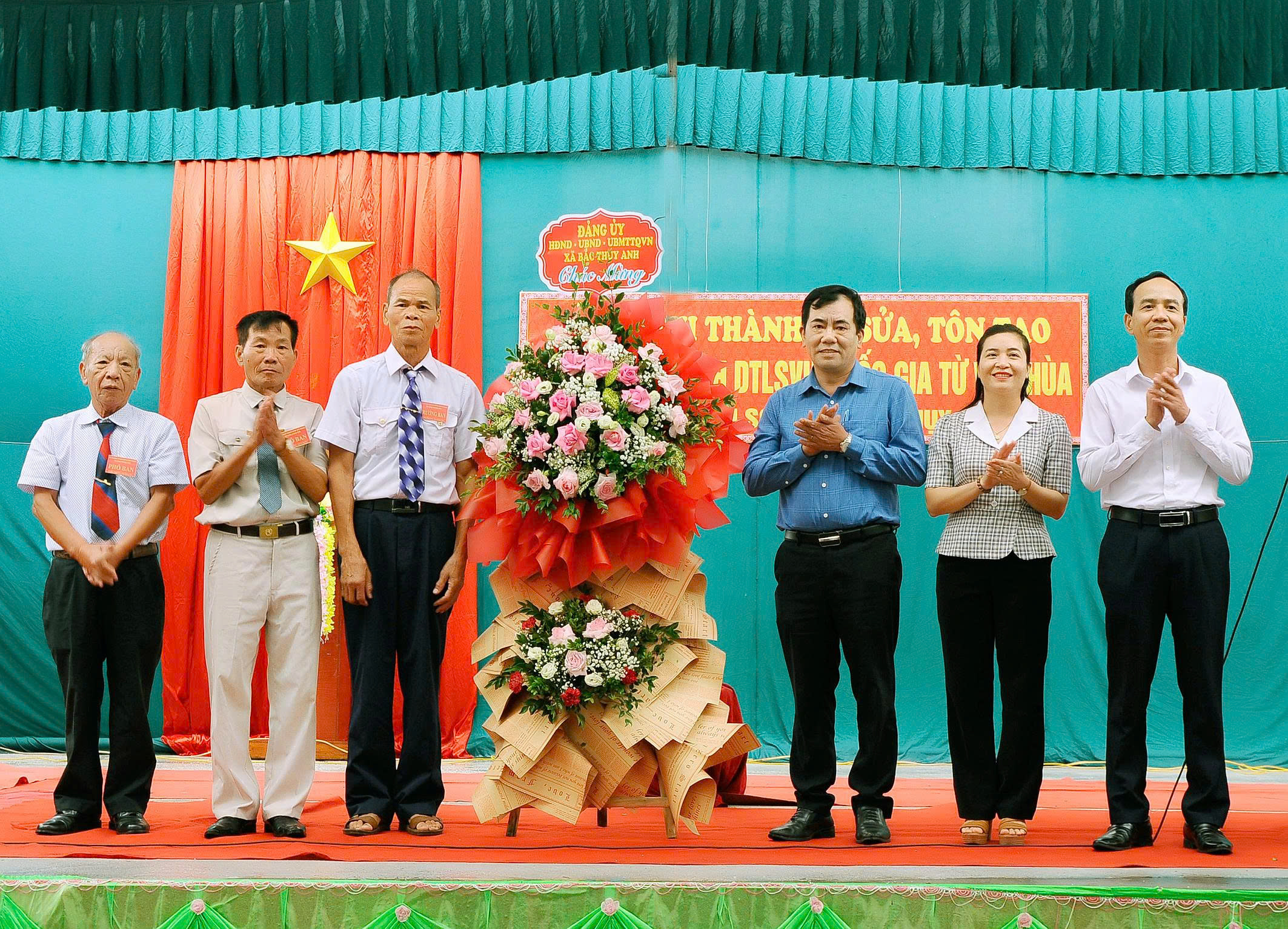 BAN QUẢN LÝ DI TÍCH LỊCH SỬ VĂN HÓA CẤP QUỐC GIA TỪ VÀ CHÙA LÀNG HOÀNH SƠN, XÃ BẮC THỤY ANH TỔ CHỨC LỄ KHÁNH THÀNH CUNG THỜ THÁNH VÀ HẬU CUNG TỪ HOÀNH SƠN