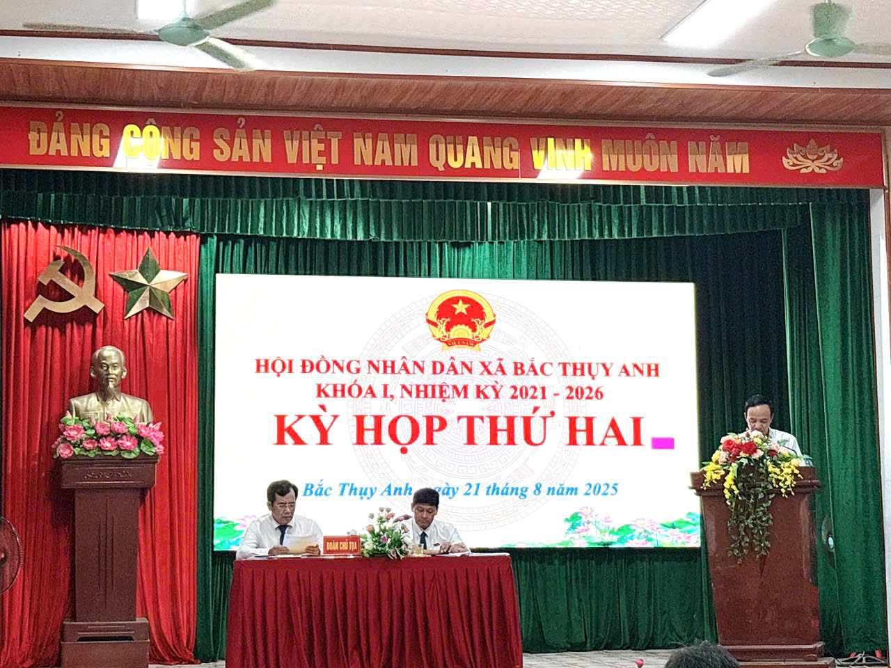 Kỳ họp thứ 2 - HĐND xã Bắc Thụy Anh Khóa I, Nhiệm kỳ 2021-2026