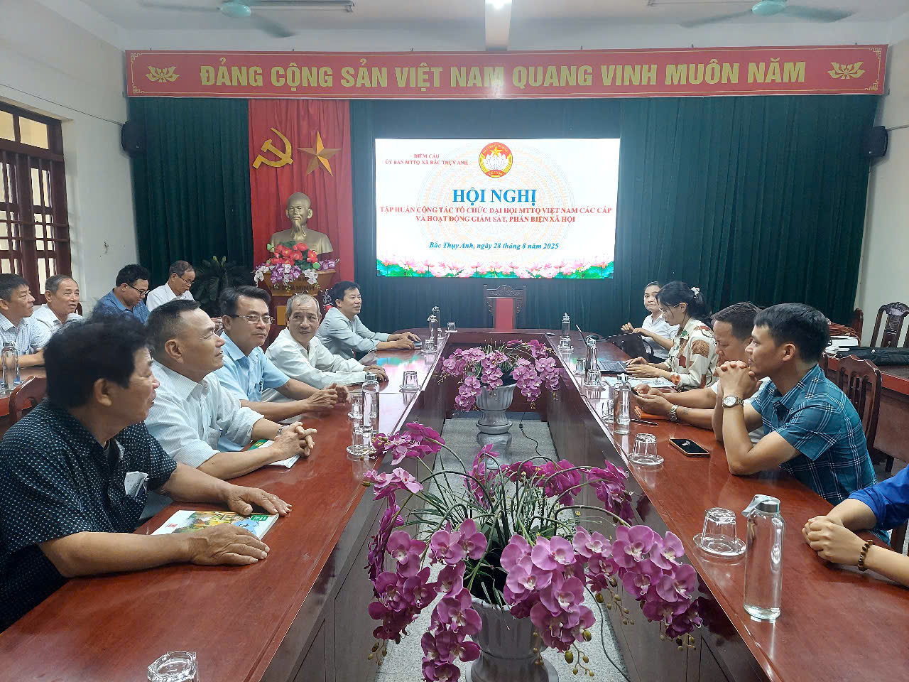 Hội nghị trực tuyến tập huấn công tác tổ chức Đại hội Mặt trận Tổ quốc Việt Nam các cấp và hoạt động giám sát, phản biện xã hội