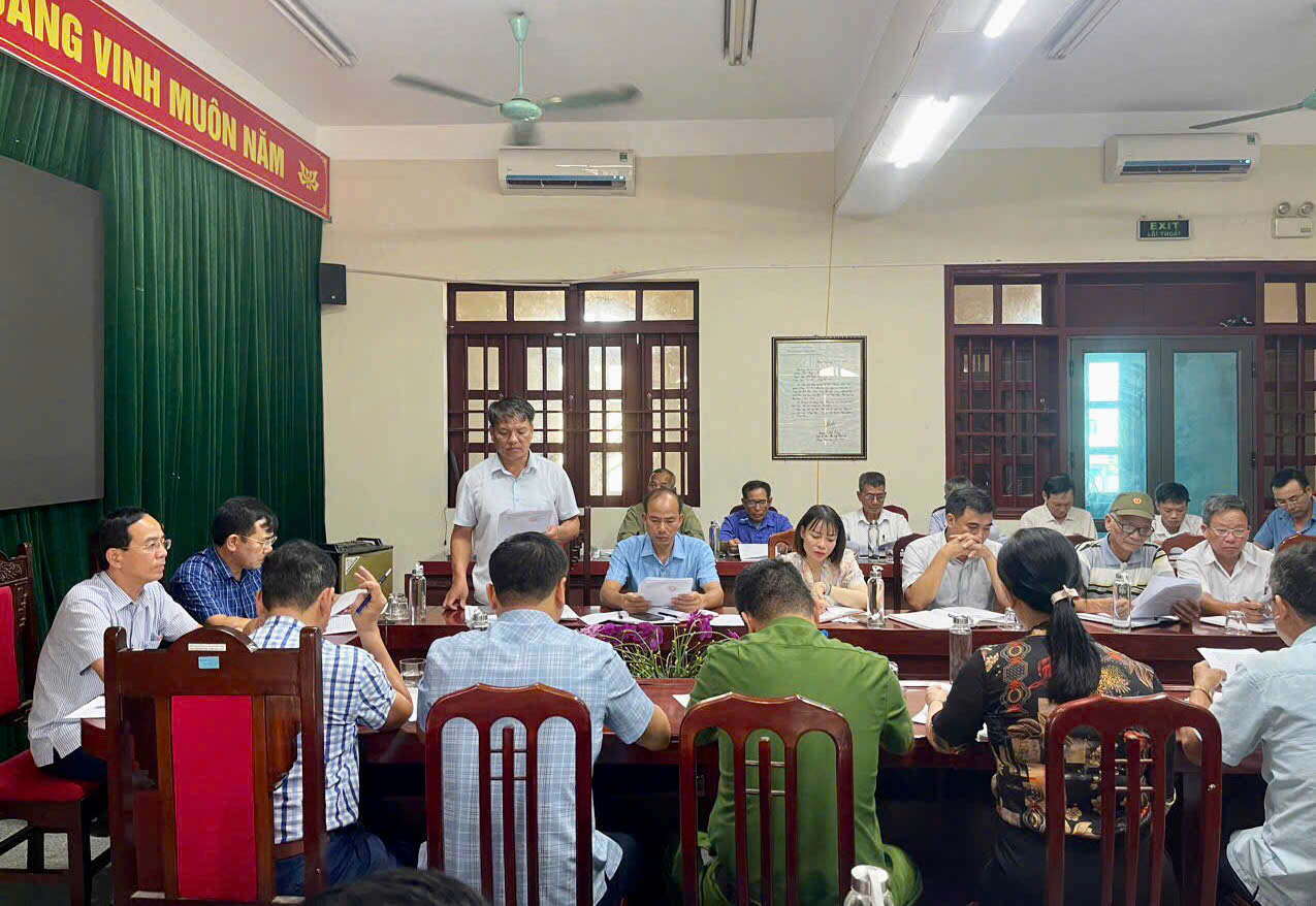 Xã Bắc Thụy Anh tổ chức Hội nghị đánh giá kết quả phát triển kinh tế - xã hội tháng 8 và triển khai nhiệm vụ trọng tâm tháng 9 năm 2025