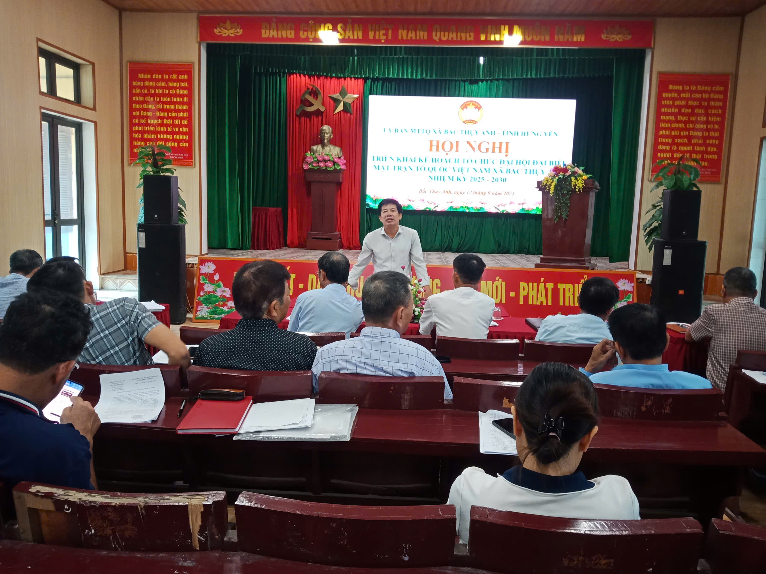 Ủy ban MTTQVN xã Bắc Thụy Anh triển khai kế hoạch tổ chức Đại hội Đại biểu lần thứ I, nhiệm kỳ 2025-2030