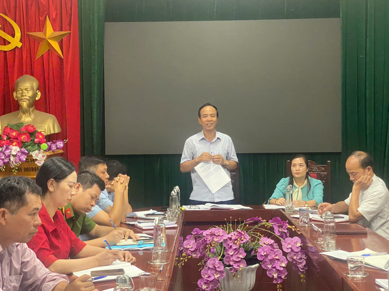 ỦY BAN NHÂN DÂN XÃ BẮC THỤY ANH TỔ CHỨC HỘI NGHỊ TRIỂN KHAI NHIỆM VỤ THÁNG 10 NĂM 2025