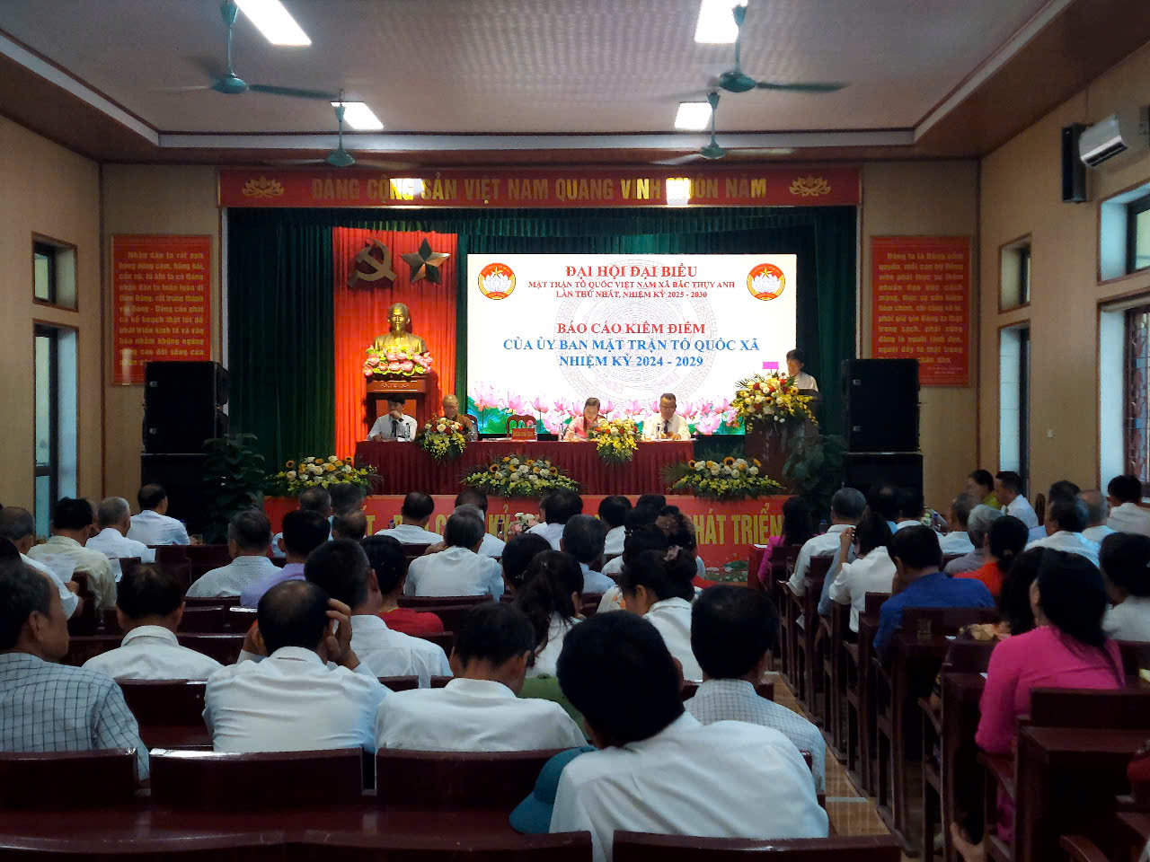 Phiên thứ Nhất Đại hội đại biểu MTTQ Việt Nam xã Bắc Thụy Anh lần thứ Nhất, nhiệm kỳ 2025 - 2030
