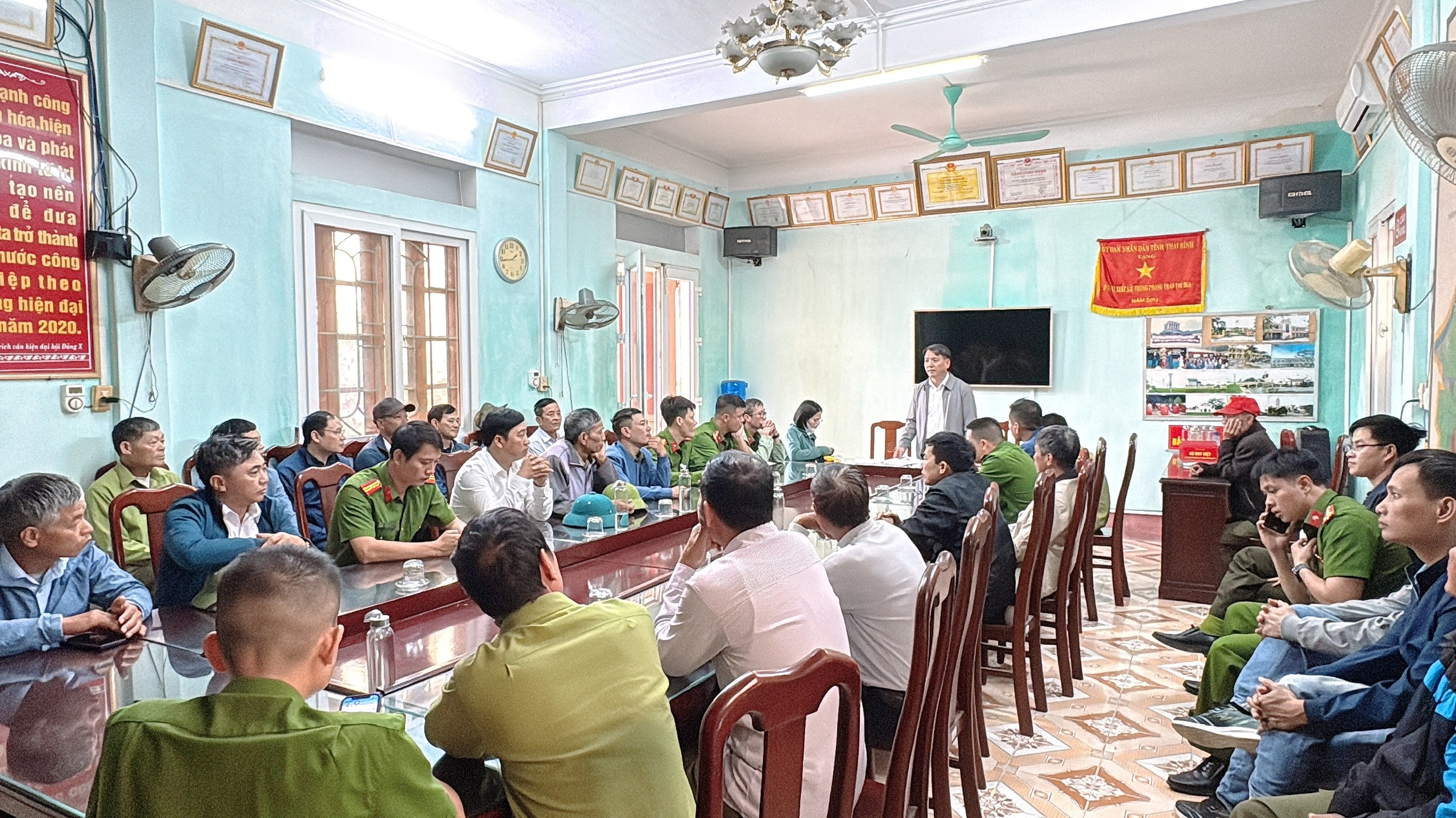 UBND xã Bắc Thụy Anh kiên quyết lập lại trật tự trong quản lý  đất đai và xây dựng cơ bản tại địa phương.