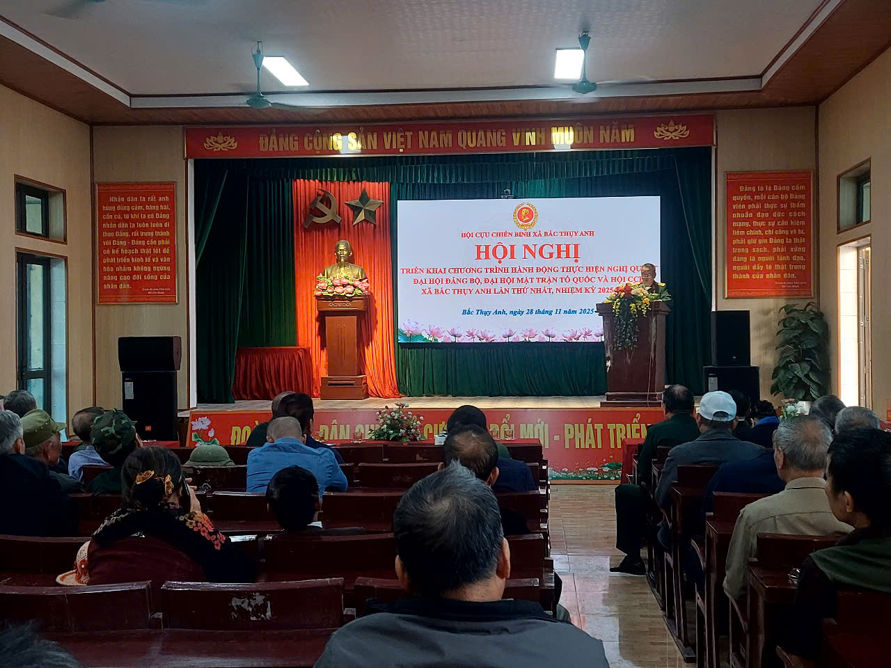 Hội nghị triển khai chương trình hành động thực hiện Nghị quyết Đại hội Đảng bộ, Đại hội MTTQ và hội Cựu Chiến binh xã Bắc Thụy Anh lần thứ Nhất, nhiệm kỳ 2025-2030