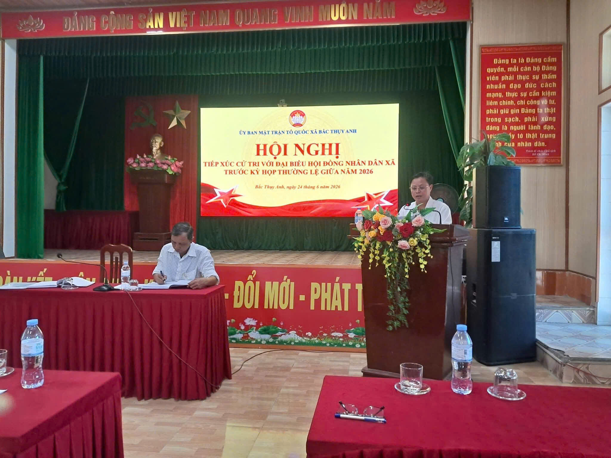 Hội nghị tiếp xúc cử tri trước kỳ họp thứ Hai với đại biểu HĐND xã Bắc Thụy Anh, nhiệm kỳ 2026 - 2031.