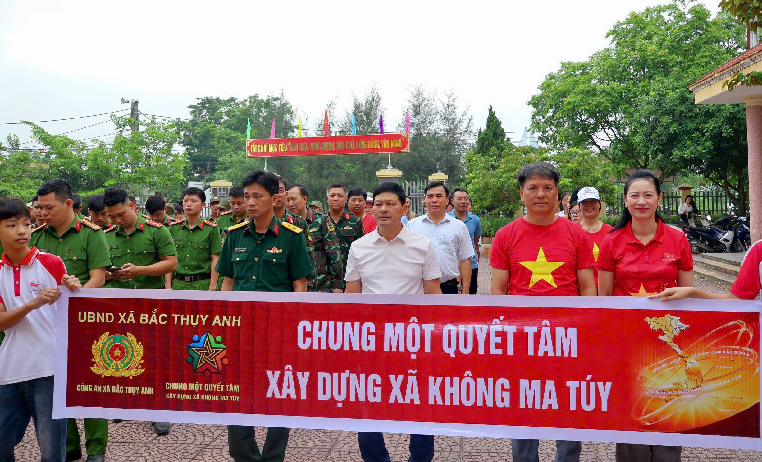 Xã Bắc Thụy Anh hưởng ứng Tháng hành động phòng, chống ma túy năm 2026