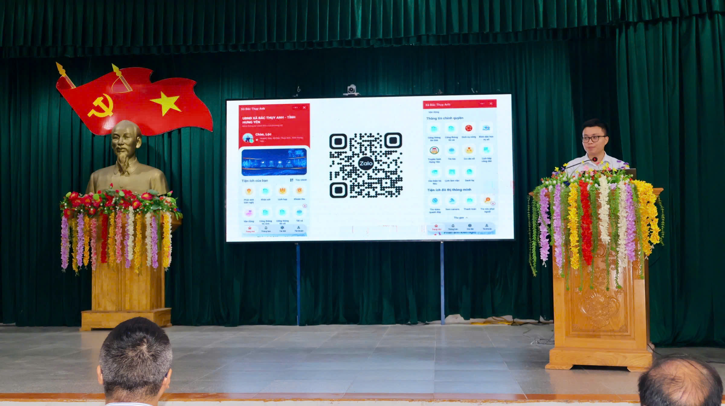BẮC THỤY ANH TẬP HUẤN, RA MẮT HỆ THỐNG ZALO OA VÀ ZALO MINIAPP
